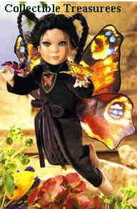 NEW by Linda Steele - Keepr of the Butterflies - Flitter is 11 inches tall